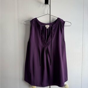 Merona Deep Purple Sleeveless Blouse